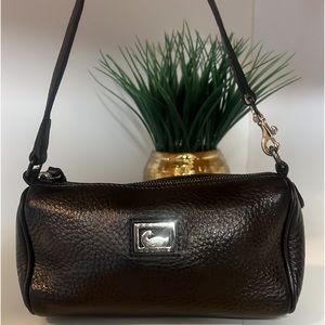 Dooney & Bourke Barrel Bag H 5" x W 1.5" x L 8.5” Dyed Black